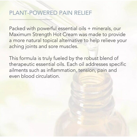 Pure Body Natural Hot Cream for Cellulite Reduction Skin Toning - Picture 2 of 9